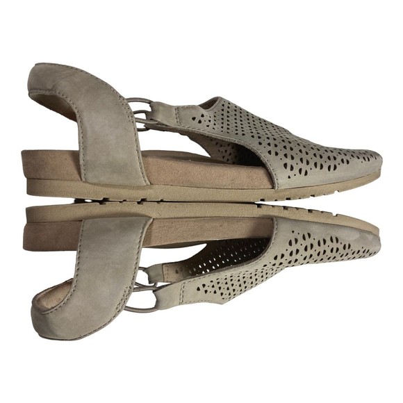 Earth Womens Linden Laveen Womens 9.5M Taupe Leather All Day Comfort Sandals - Picture 5 of 10